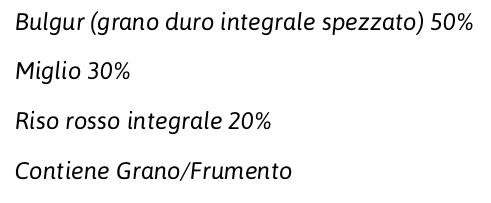 Pedon I Salvaminuti Bulgur Integrale Miglio e Riso Rosso