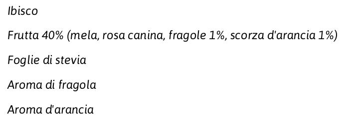 Pompadour Fredde Infusioni Fragola & Arancia 45 g