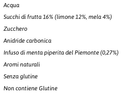 SANPELLEGRINO Bibite Gassate Limoni di Sicilia & Infuso di Menta Piperita del Piemonte