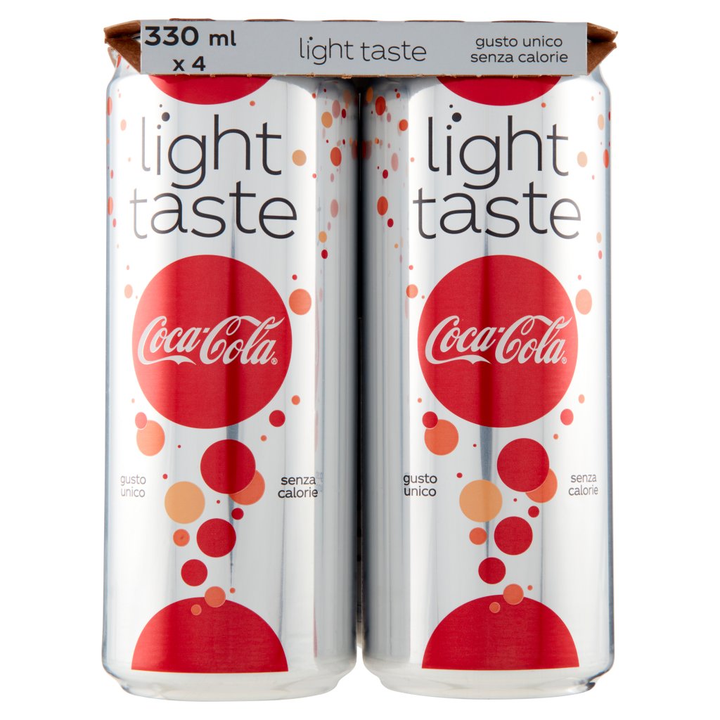 Coca Cola Light Coca-cola Light Taste 330ml x 4 (Lattina)