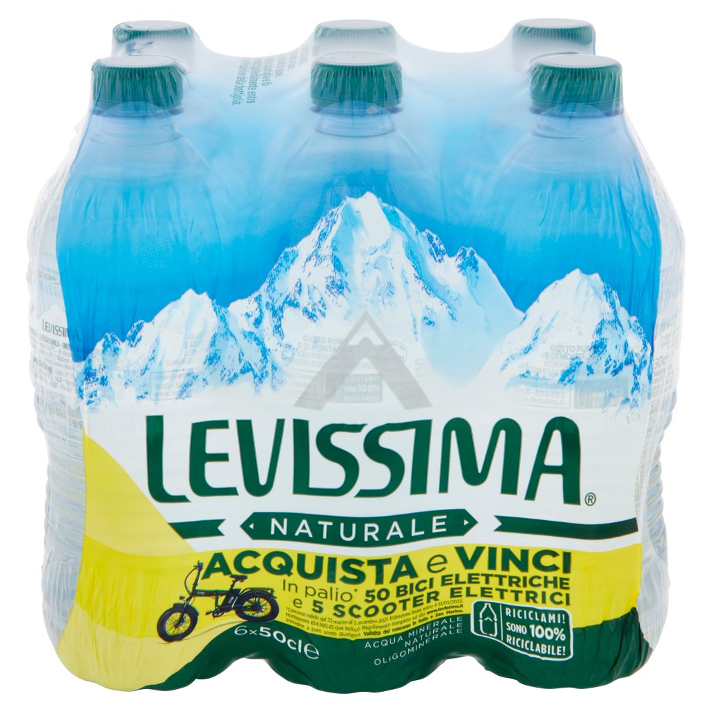 Levissima Acqua Minerale Naturale Oligominerale 50 Cl x 6