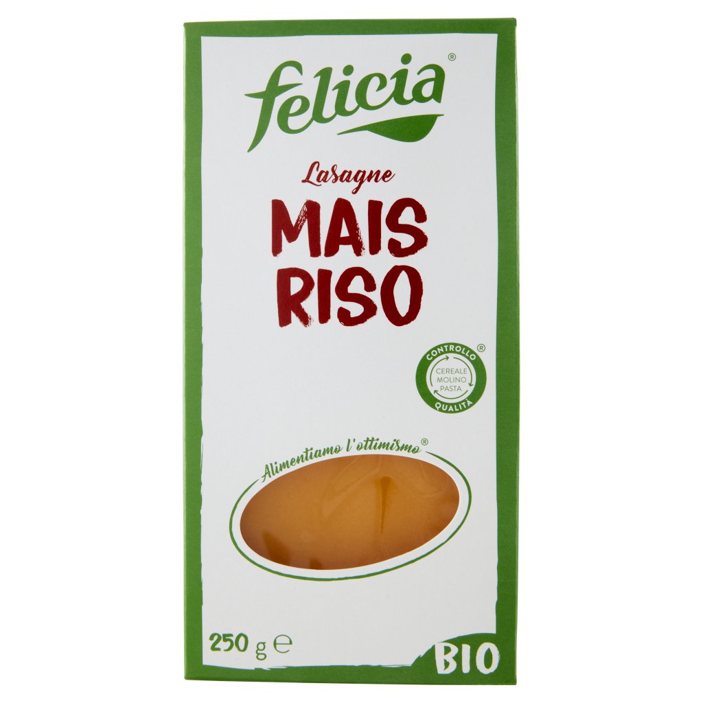Felicia Lasagne Mais Riso Bio