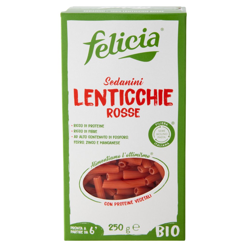 Felicia Sedanini Lenticchie Rosse Bio
