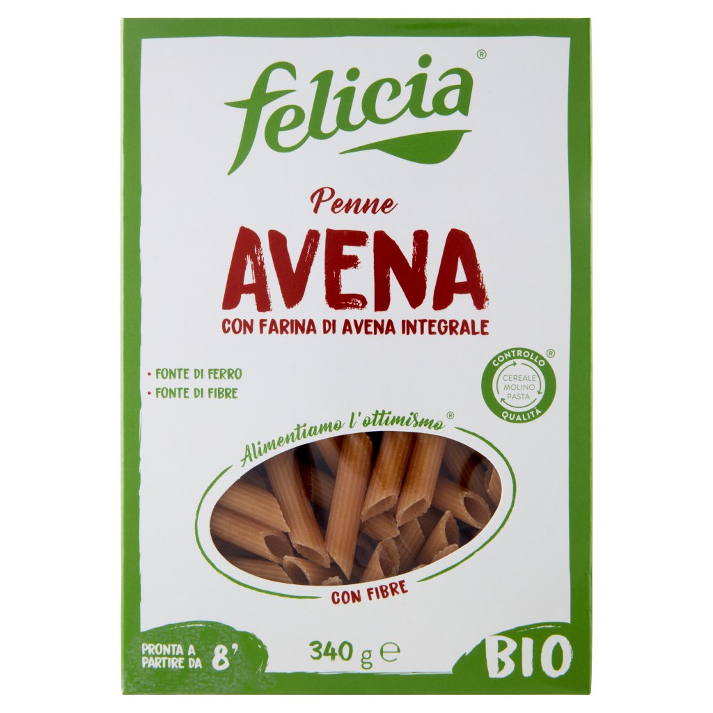 Felicia Penne Avena con Farina di Avena Integrale Bio