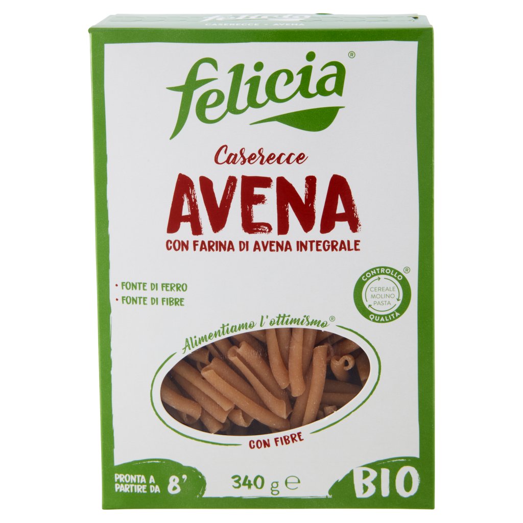 Felicia Bio Caserecce Avena con Farina di Avena Integrale Bio