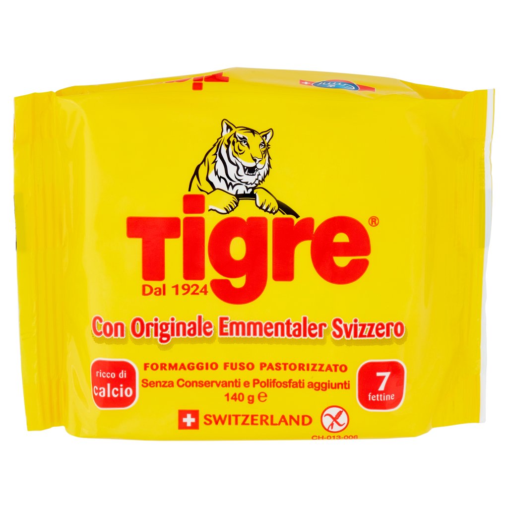 Tigre Con Originale Emmentaler Svizzero Fettine 7 x 20 g