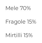 Frullà Classico Mela / Fragola / Mirtilli