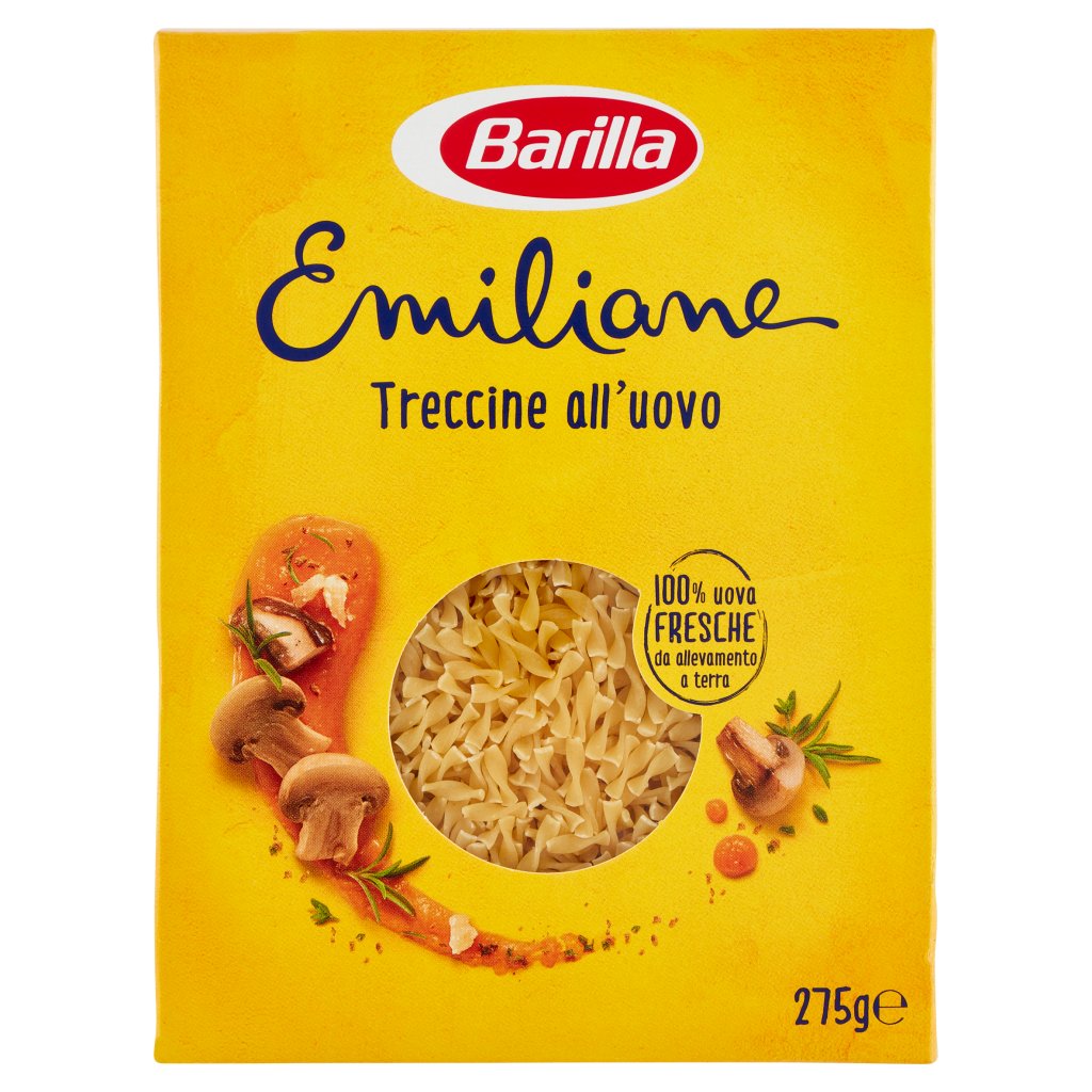 Barilla Emiliane Pasta all'Uovo Treccine all'Uovo