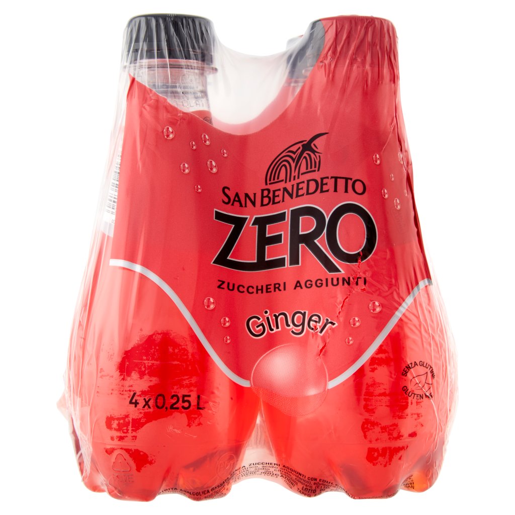 San Benedetto Ginger Zero 0,25 l X4