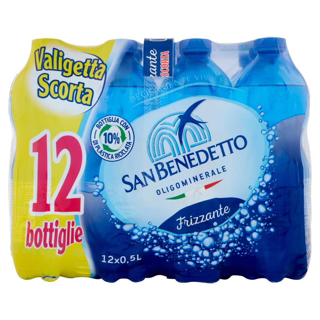 San Benedetto Acqua Minerale  Fonte Benedicta Frizzante 0,5lx12