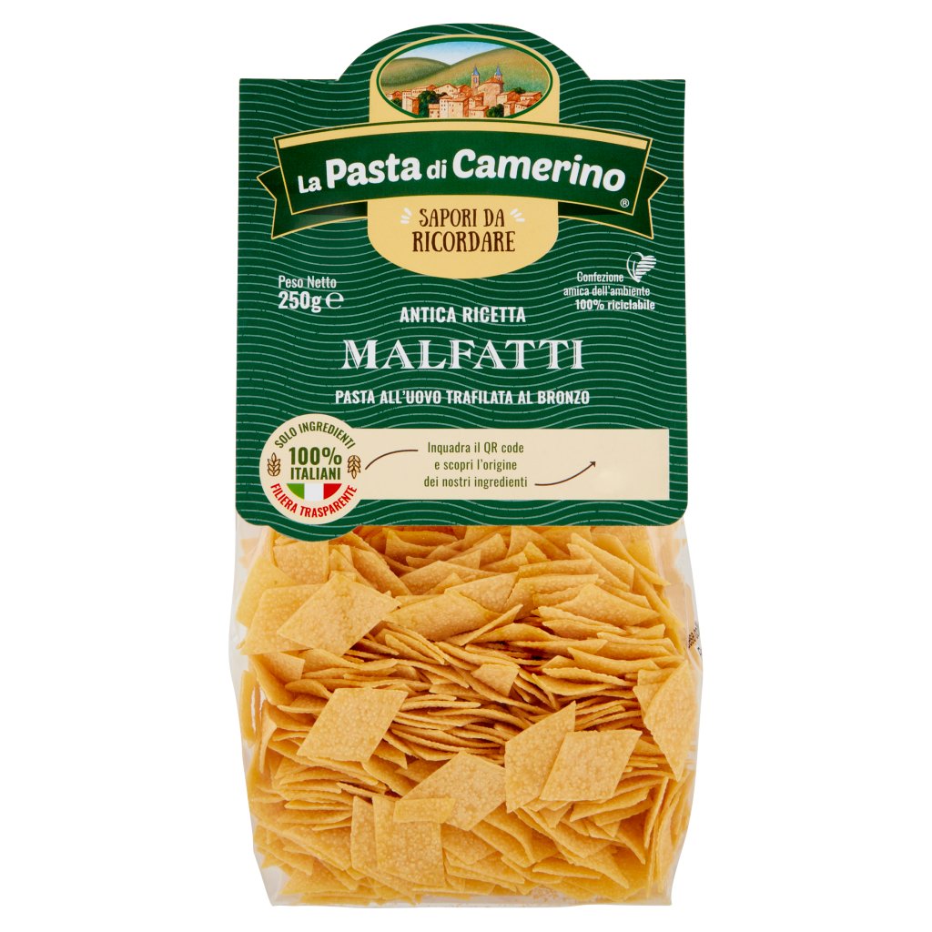 La Pasta di Camerino Malfatti all'Uovo (Sacchetto 250 G.)