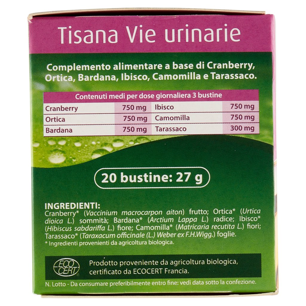 Laboratoires Vitarmonyl Tisana Vie Urinarie 20 Filtri