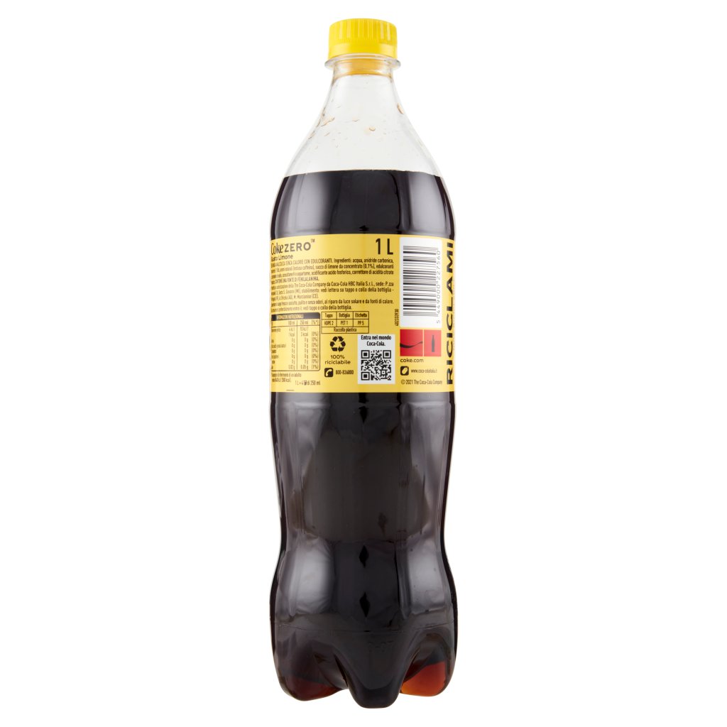 Coca Cola Zero Lemon Coca-cola Zero Zuccheri Gusto Limone t (Pet)