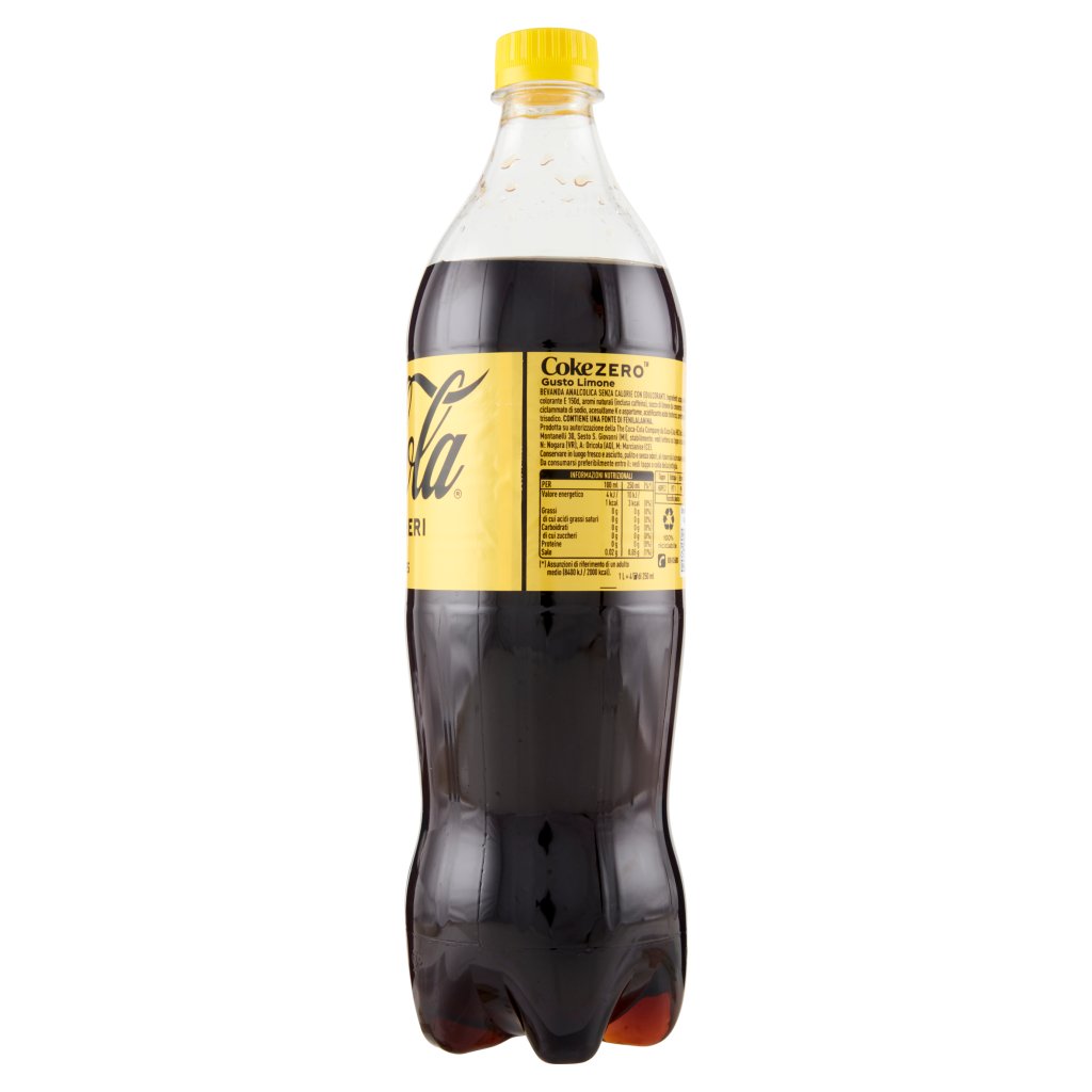 Coca Cola Zero Lemon Coca-cola Zero Zuccheri Gusto Limone t (Pet)
