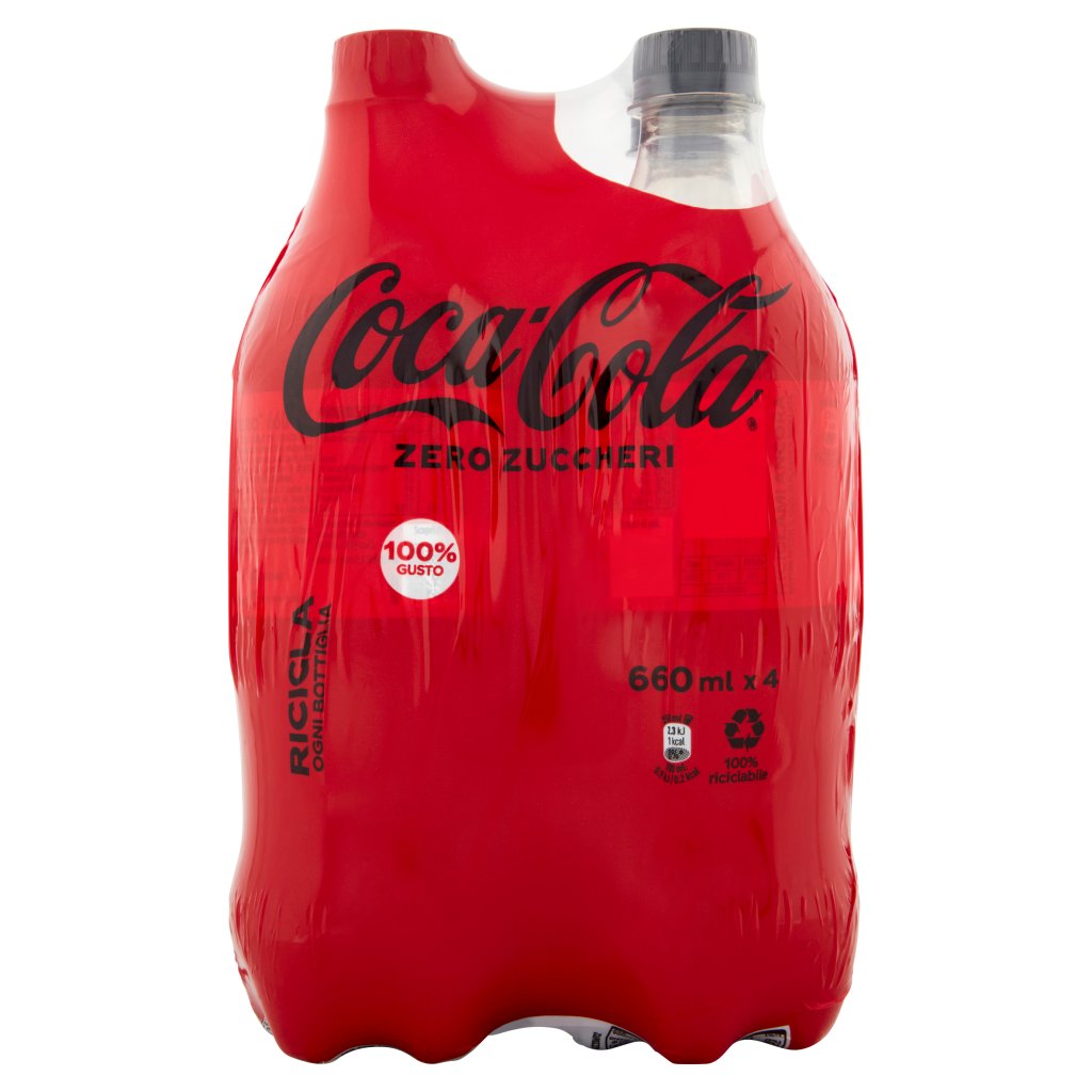 Coca Cola Zero Coca-cola Zero Zuccheri 660 Ml x 4 (Pet)