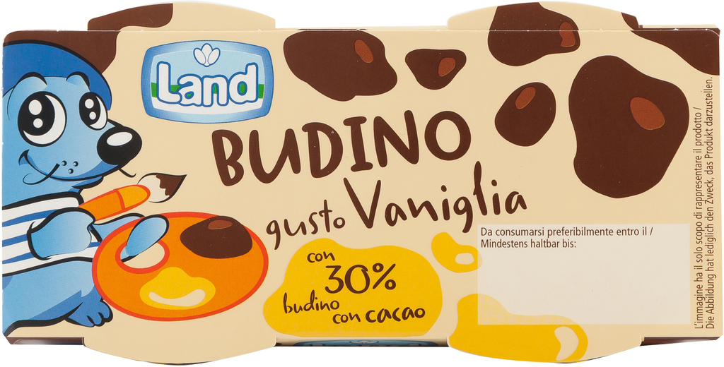Land Budino a Macchie Gusto Vaniglia e Cioccolato