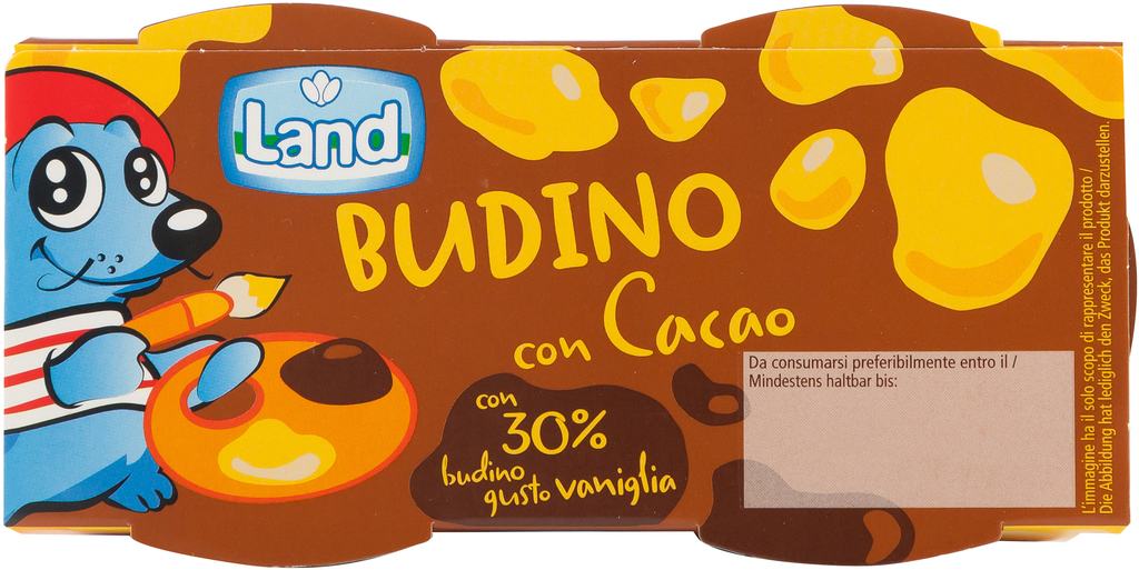 Land Budino Cacao con Macchie Vaniglia