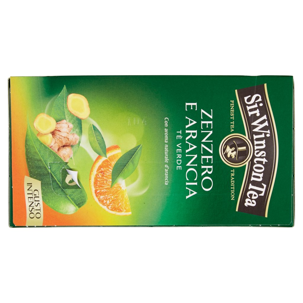 Sir Winston Tea Zenzero e Arancia Tè Verde 20 x 1,85 g