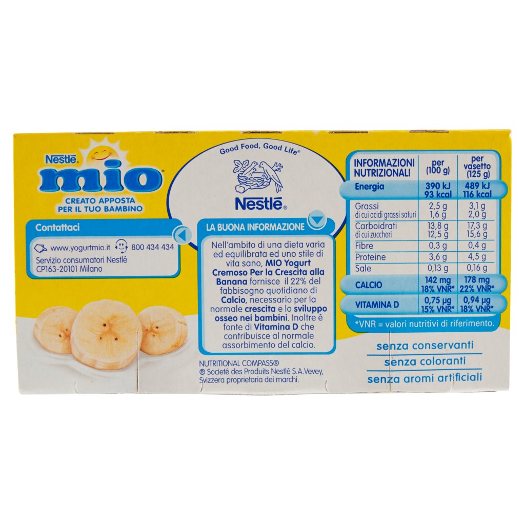 Mio Yog Nestle Mio Banan 2x125gr
