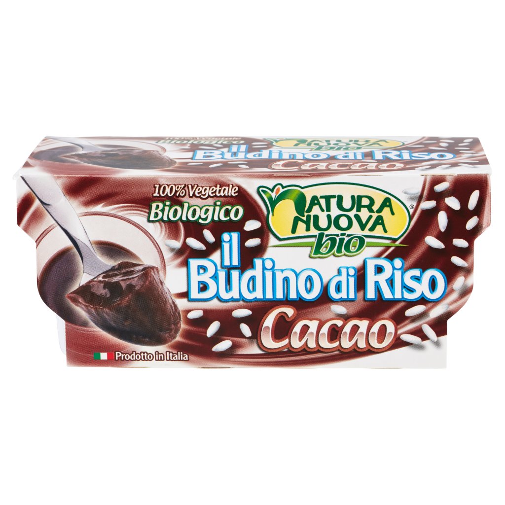 Natura Nuova Bio Il Budino di Riso Cacao 2 x 100 g