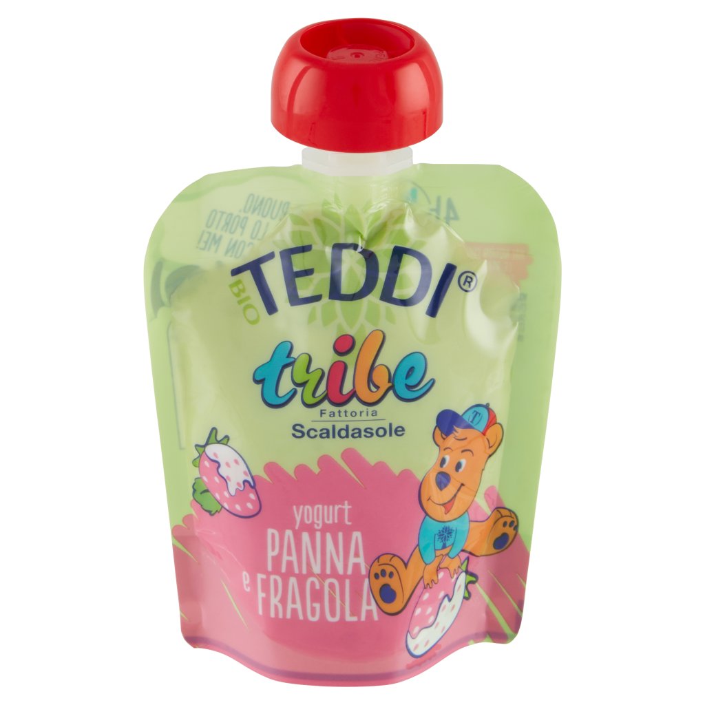 Teddi Bio Tribe Yogurt Panna e Fragola