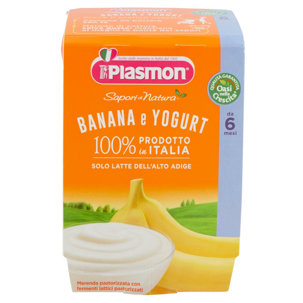 Plasmon Sapori di Natura Banana e Yogurt Merenda