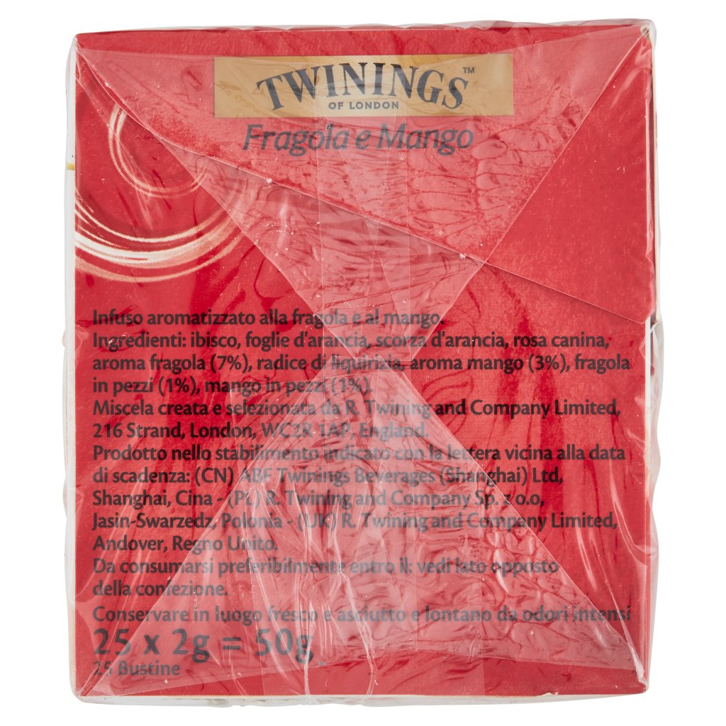 Twinings Infuso Aromatizzato Fragola e Mango