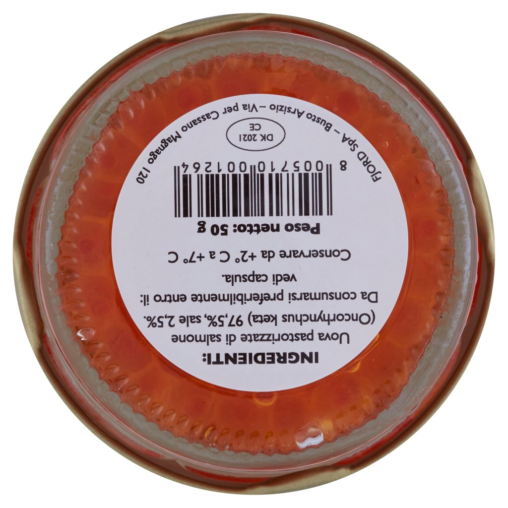 UOVA DI SALMONE VASO 50g FJORD - Foppa