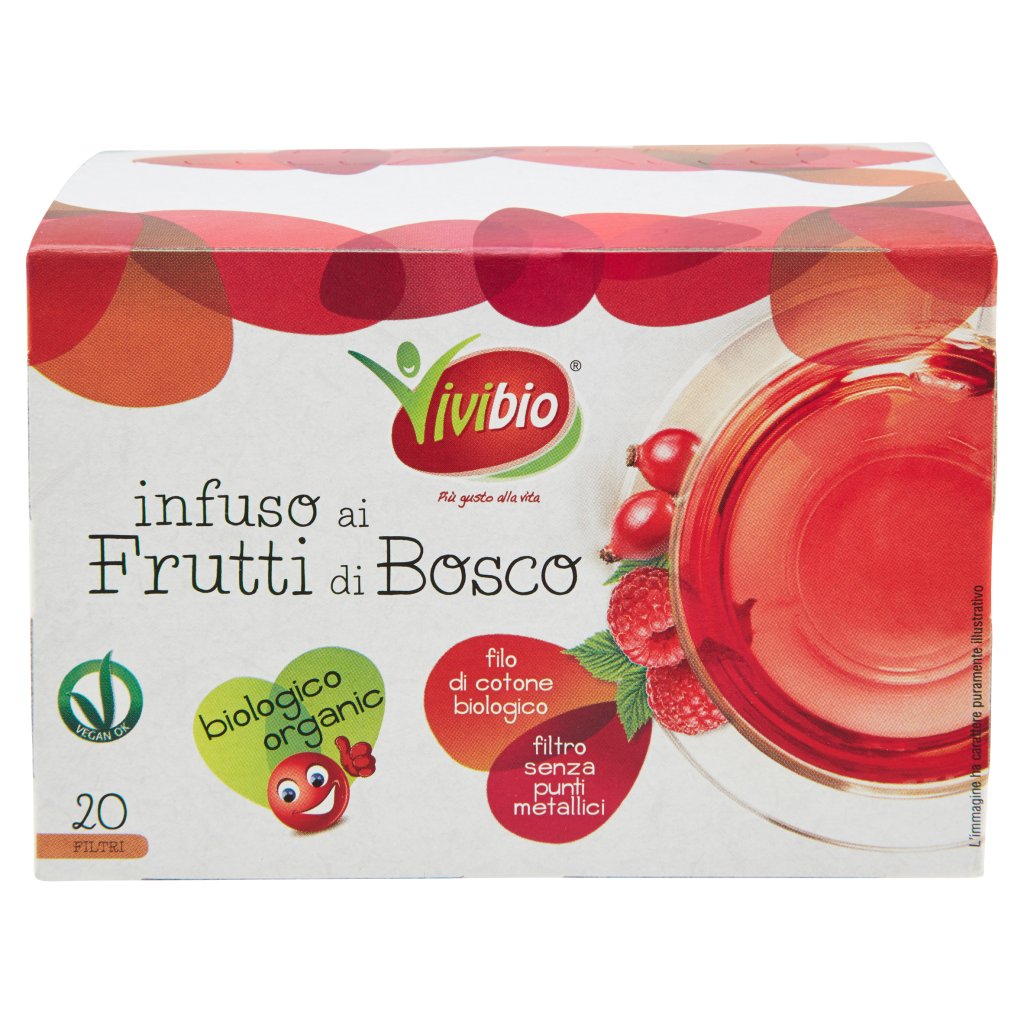 Vivibio Infuso ai Frutti di Bosco 20 Filtri
