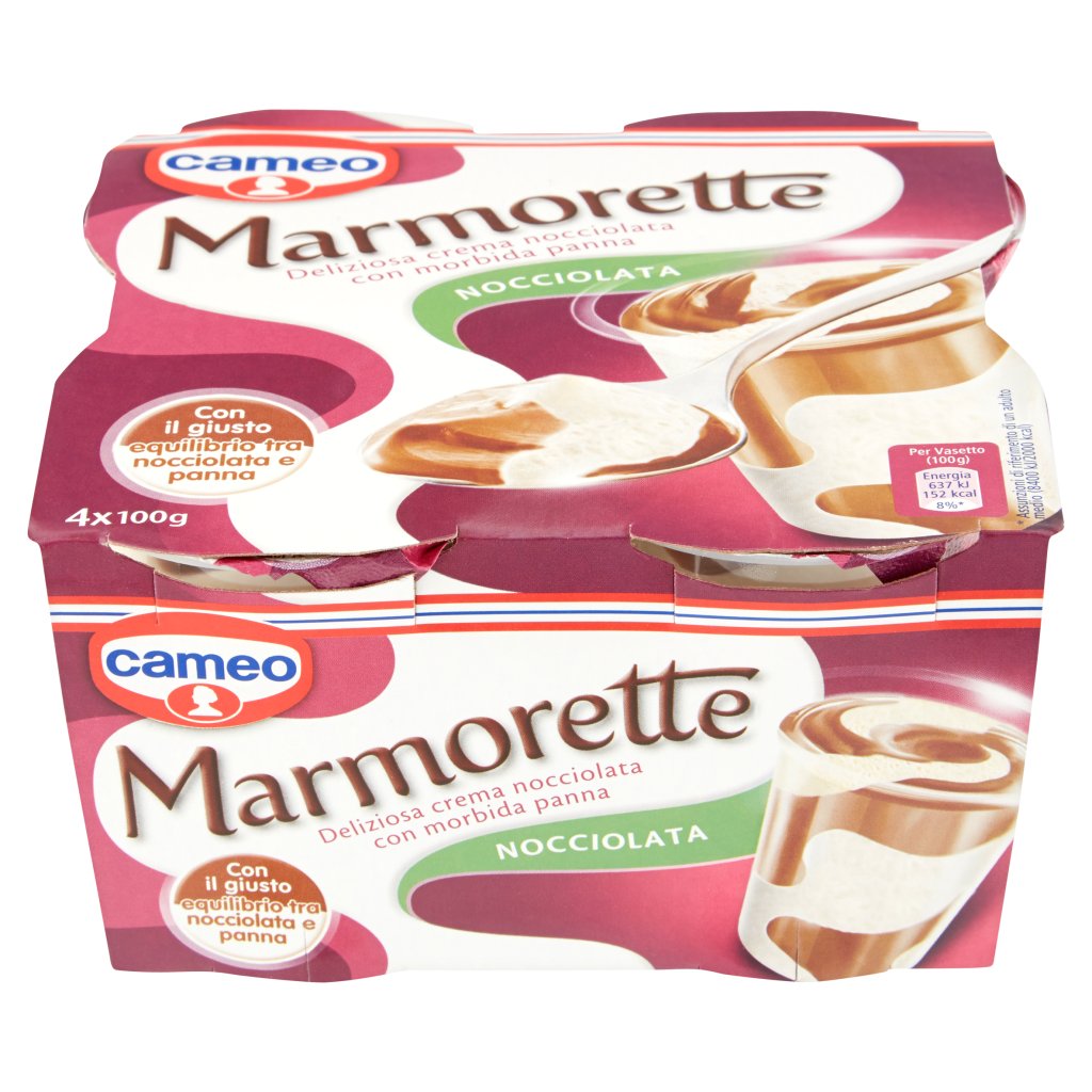 cameo Marmorette Nocciolata 4x100 g
