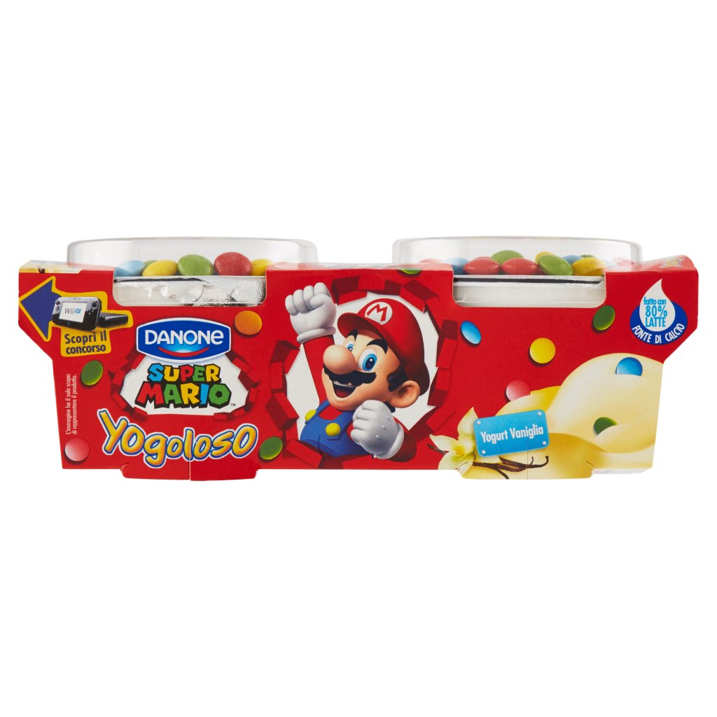 Danone Yogoloso Yogurt Vaniglia Super Mario 2 x 110 g