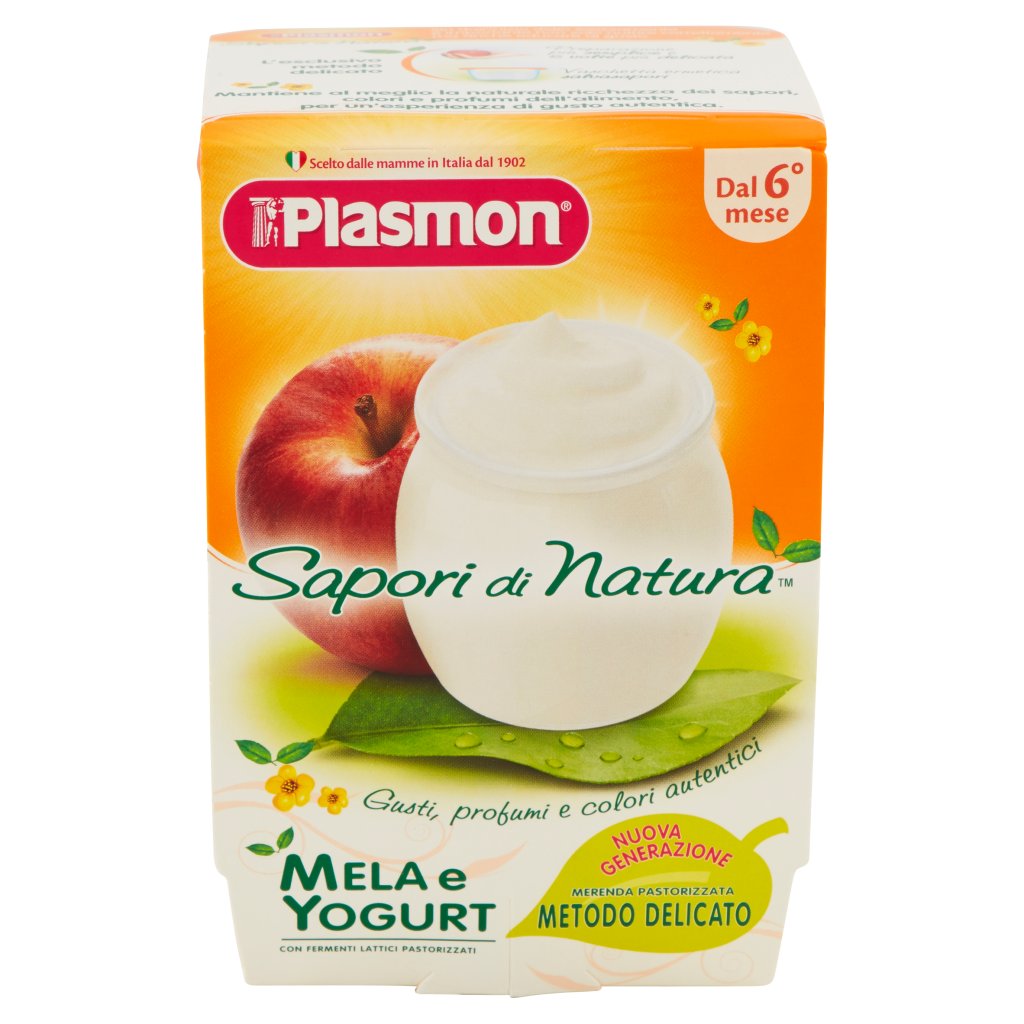 Plasmon Sapori di Natura Mela e Yogurt 2 x 120 g