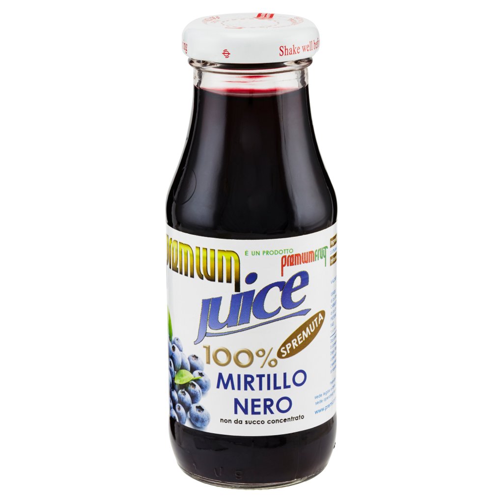 Premiumfruit Premium Juice 100% Mirtillo Nero Spremuta