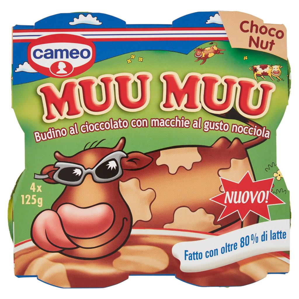 cameo Muu Muu Choco Nut 4 x 125 g