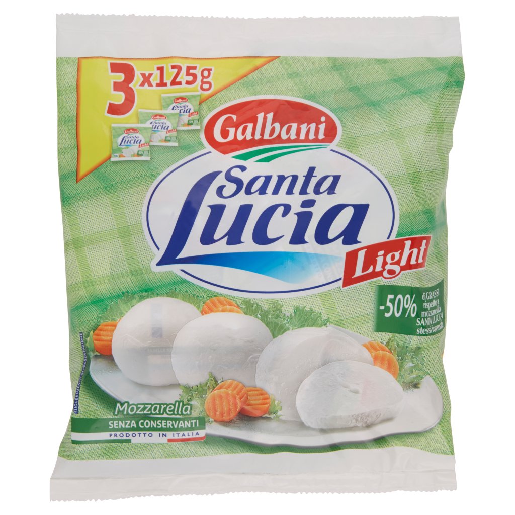 Galbani Santa Lucia Mozzarella Light 3 x 125 g