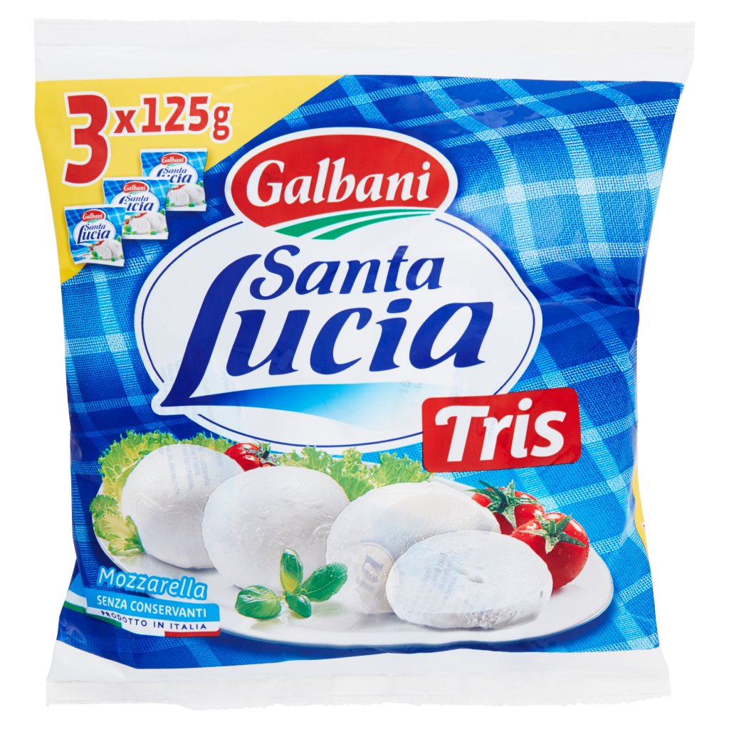 Galbani Santa Lucia Tris Mozzarella 3 x 125 g