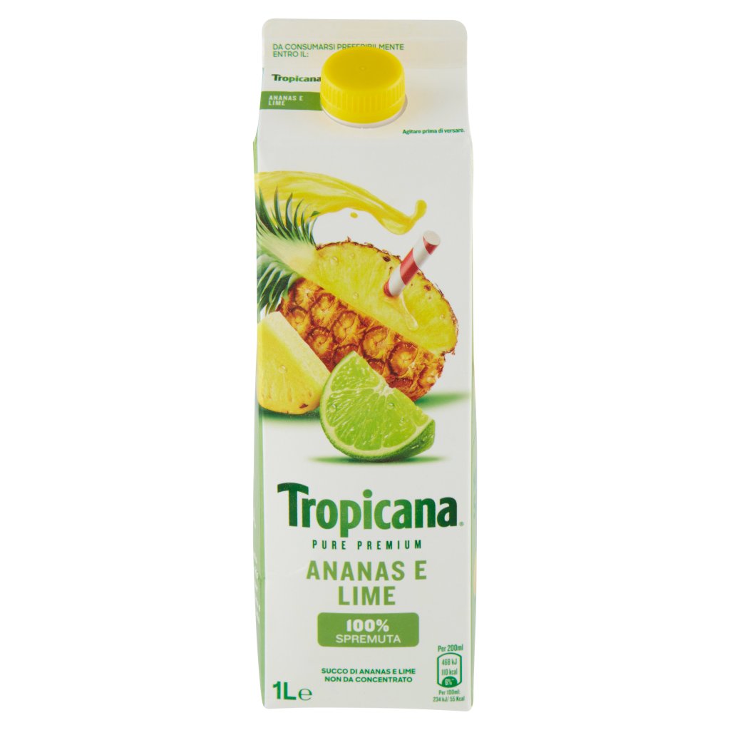 Tropicana Pure Premium Ananas e Lime