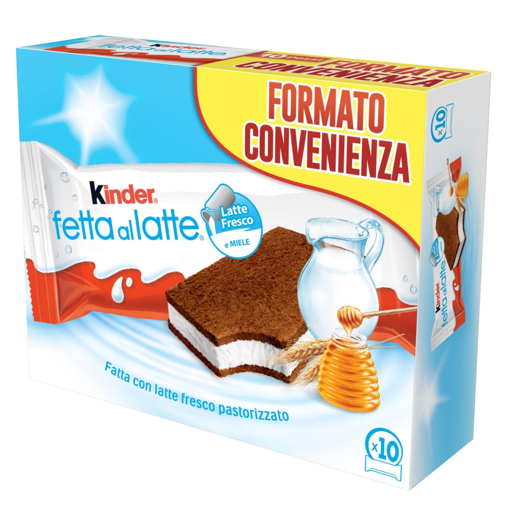 Kinder Kinder Fetta al Latte Ferrero X10
