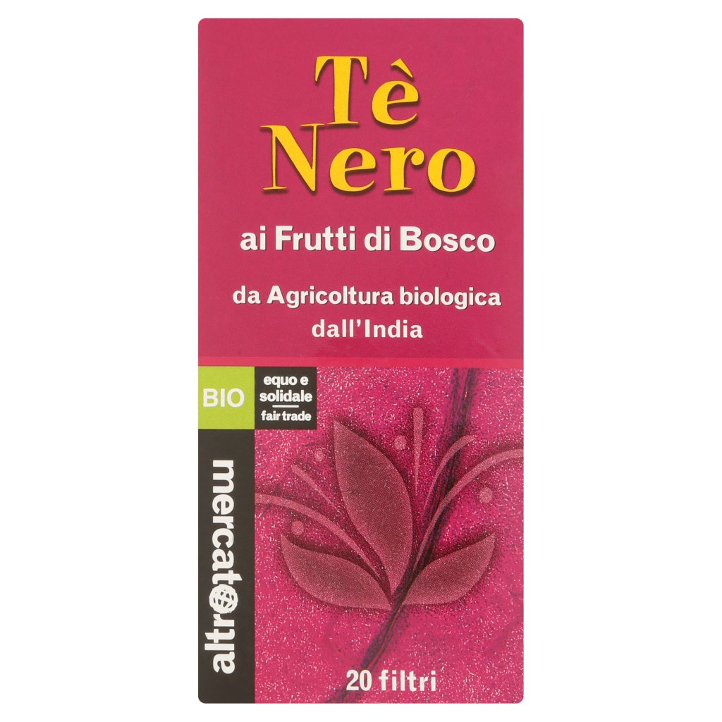 Altromercato Bio Tè Nero ai Frutti di Bosco
