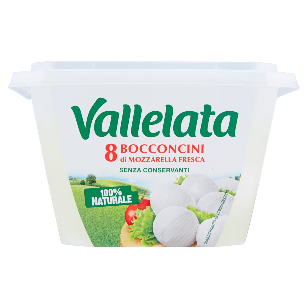 Vallelata 8 Bocconcini di Mozzarella Fresca 200 g