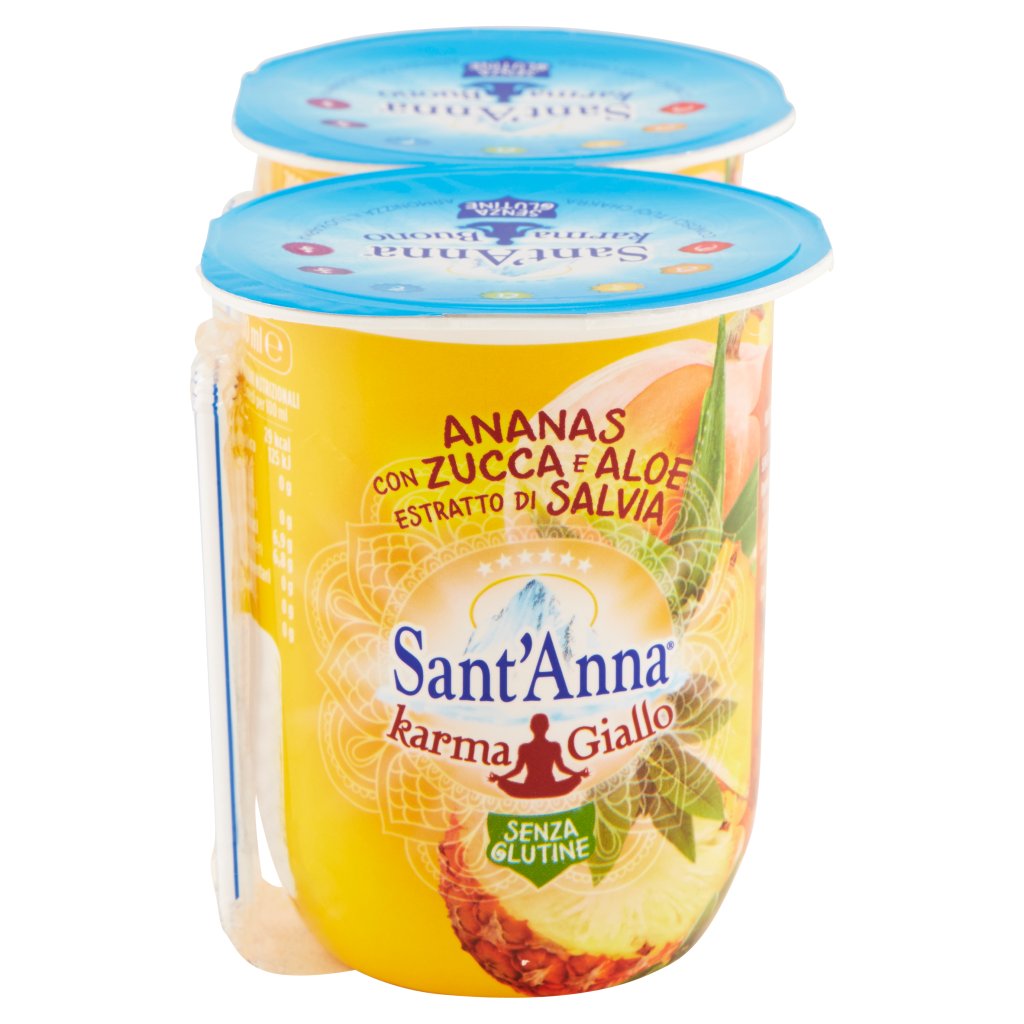Sant'Anna Karma Giallo Ananas con Zucca e Aloe Estratto di Salvia