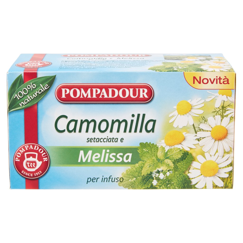 Pompadour Camomilla Setacciata e Melissa per Infuso 27,9 g