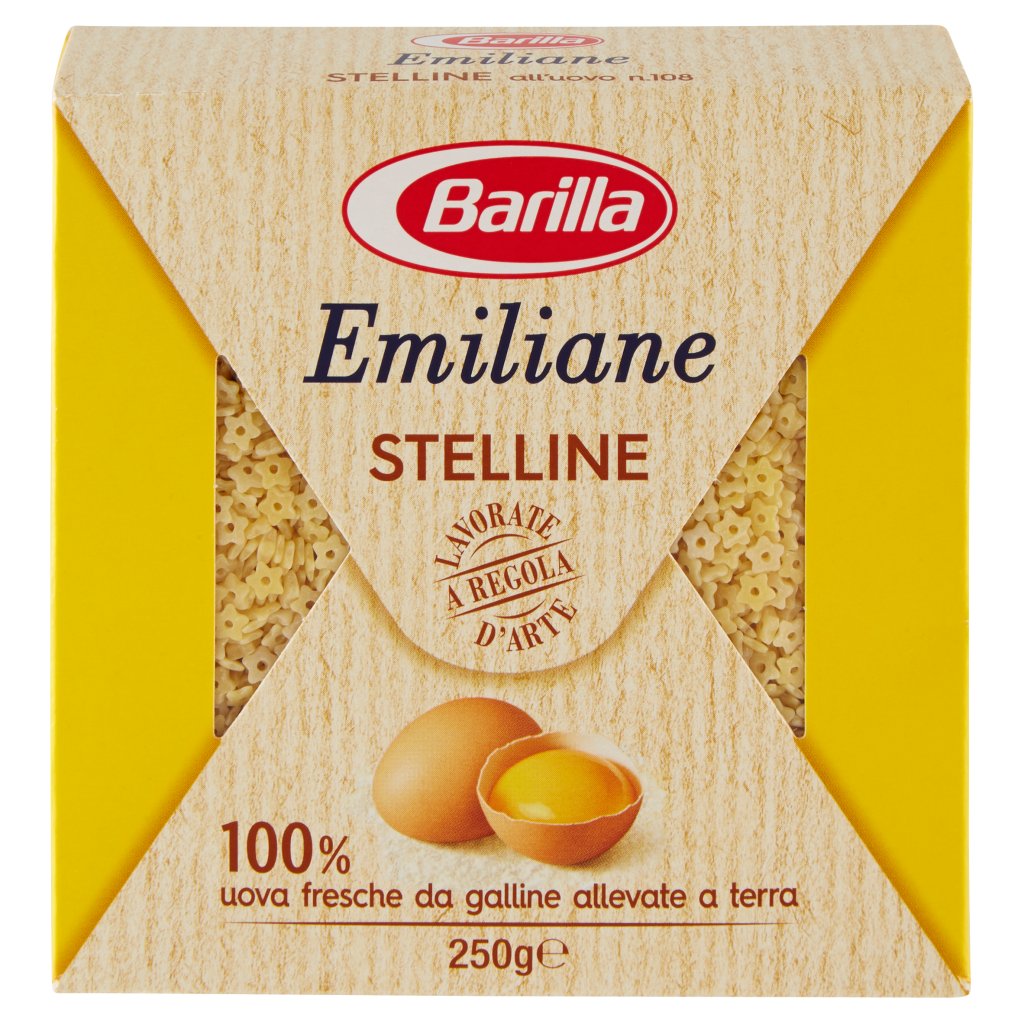 Barilla Emiliane Stelline all'Uovo N.108
