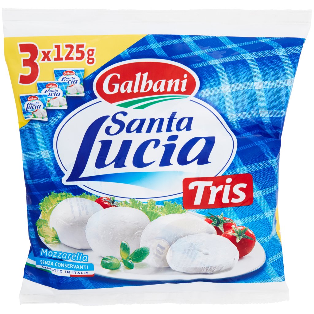Galbani Santa Lucia Tris Mozzarella 3 x 125 g