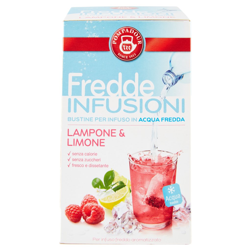 Pompadour Fredde Infusioni Lampone & Limone 45 g