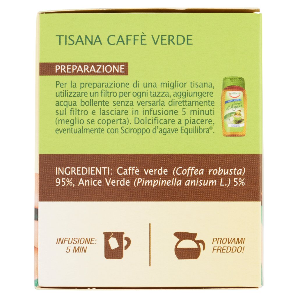 Equilibra Tisana Caffè Verde 15 Filtri da 2,5 g