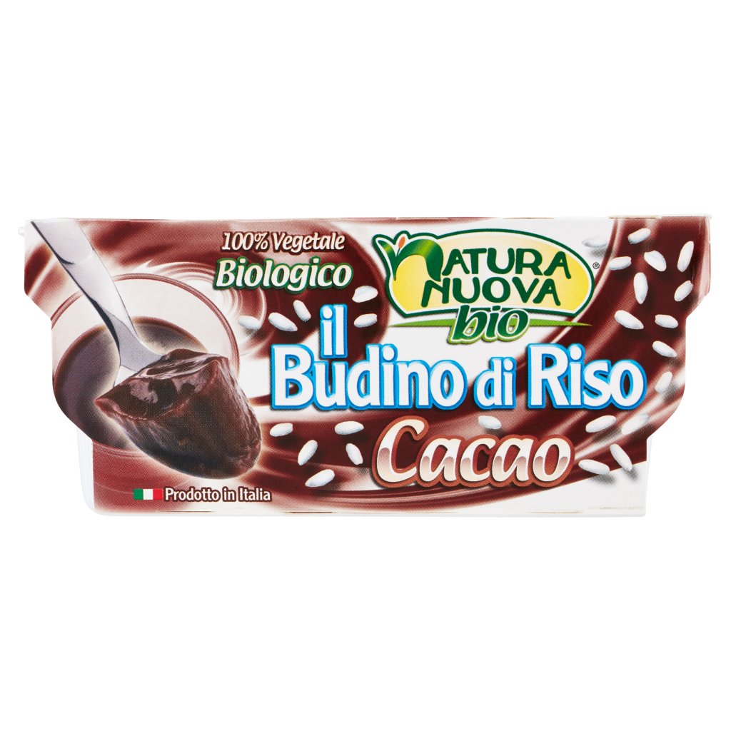 Natura Nuova Bio Il Budino di Riso Cacao 2 x 100 g