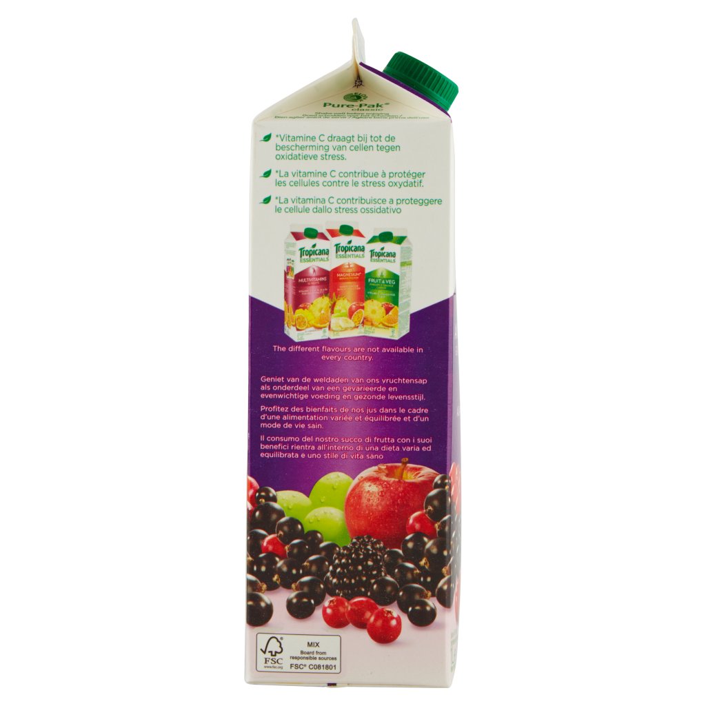 Tropicana Essentials Antioxidant* Grape Blackcurrant Cranberry 