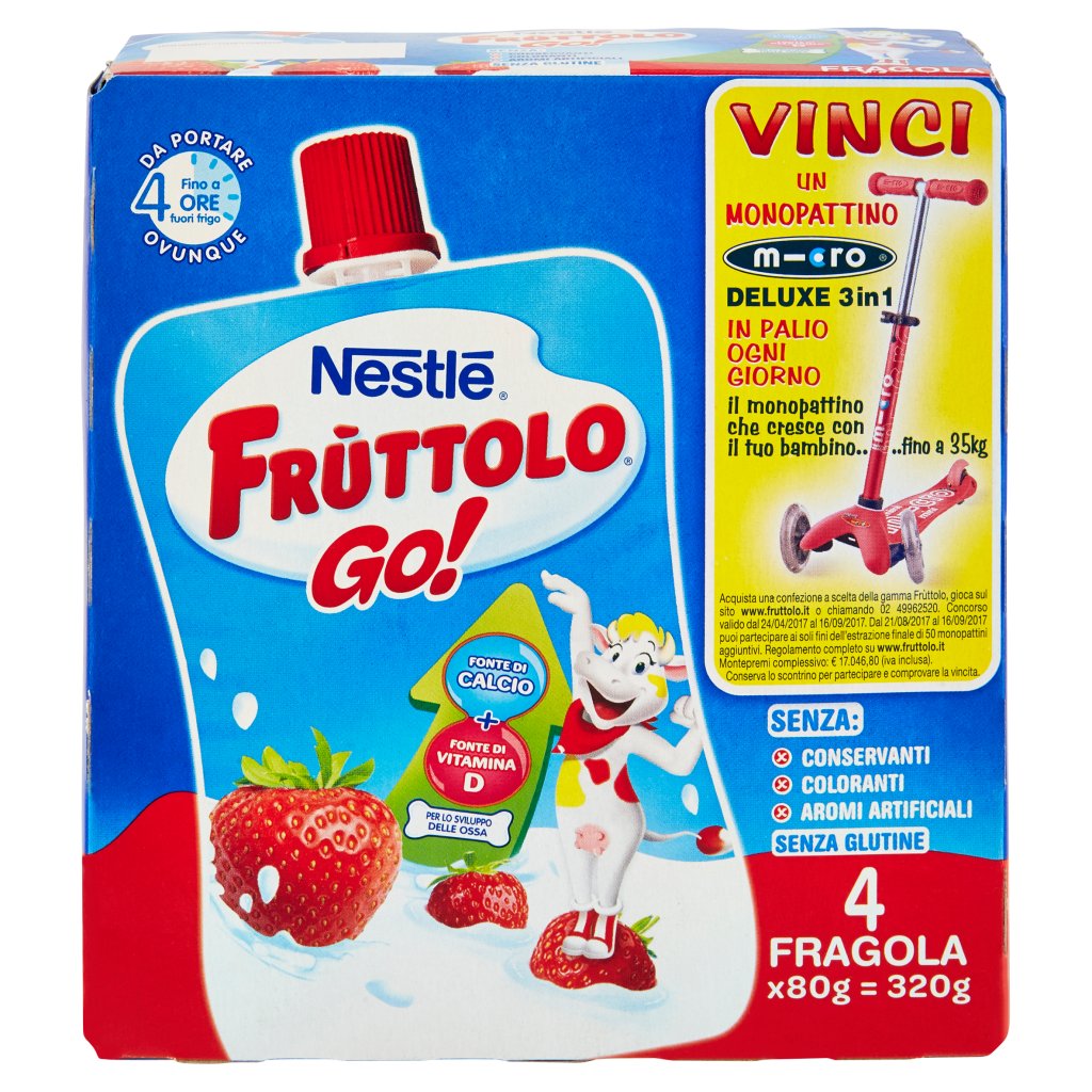 Fruttolo Nestlé Go! Fragola