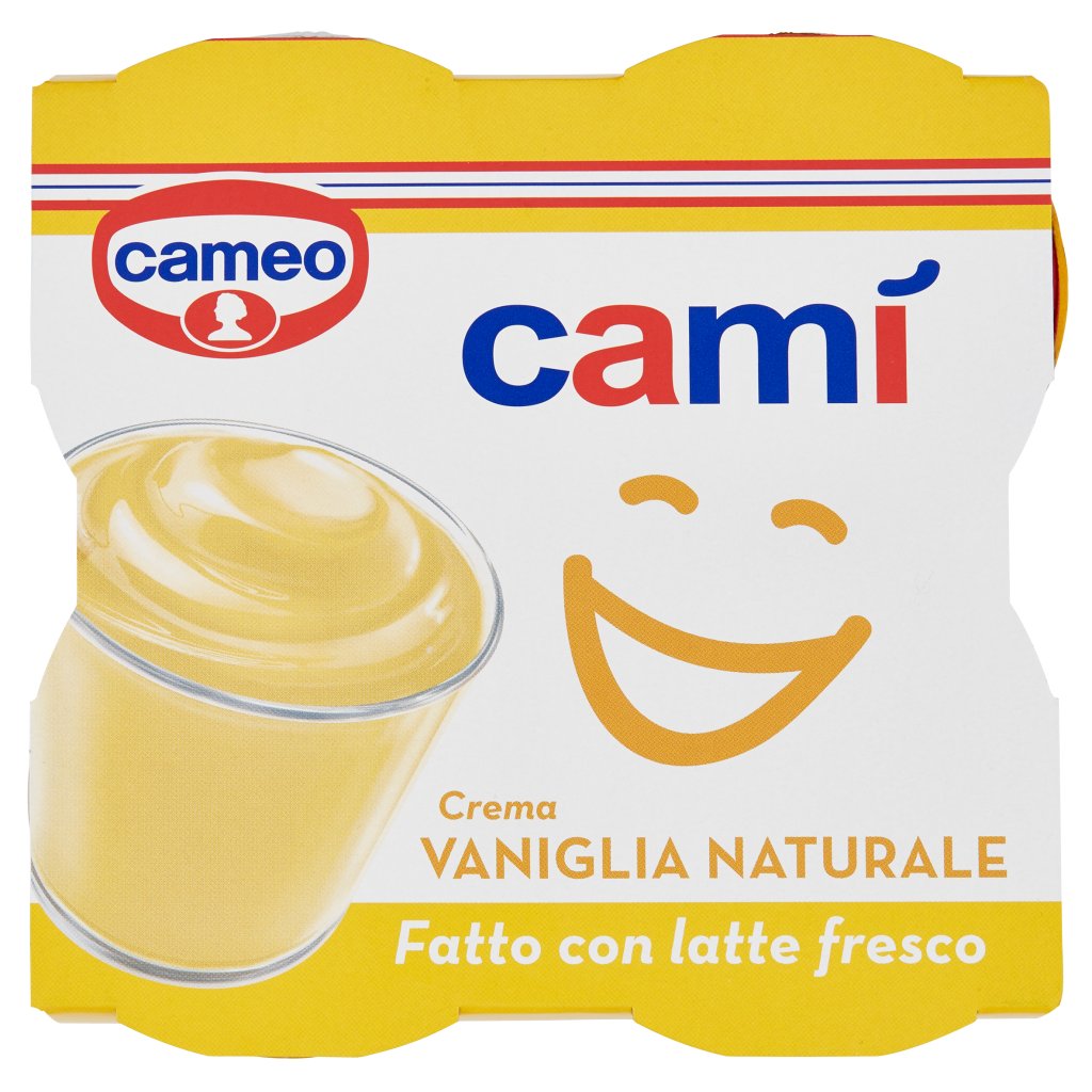 cameo Camì Crema Vaniglia Naturale 4 x 100 g